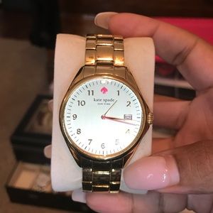 Kate spade gold watch in great condition !